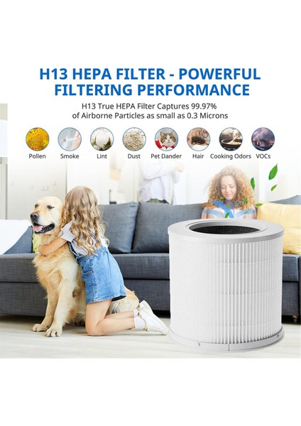 Xiaomi Hava Temizleyici Için Hava Temizleyici Filtresi 4 Kompakt Filtre Akıllı Hava Temizleyici Pm 2.5 Aktif Karbon Filtreli (Yurt Dışından) fırsatları