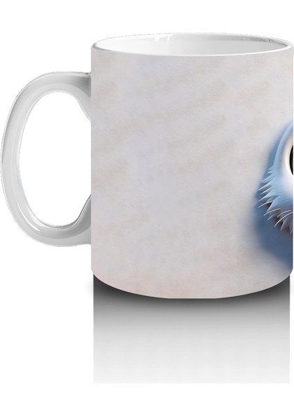 Sevimli Büyük Gözlü Yavru Hayvan – Baskılı Kahve Kupası fiyatları