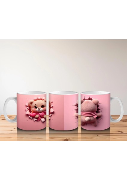 Atkılı Sevimli Ayıcık Arkadan Görünüm – Baskılı Kahve Kupası indirimleri