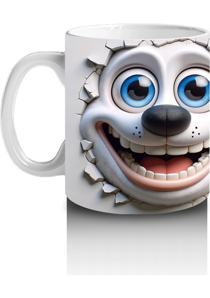 Neşeyle Bakan Sevimli Karakter Suratları – Baskılı Kahve Kupası fiyatları