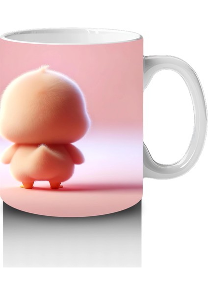 Ön ve Arka Yüzüyle Sevimli Bebek Figürleri – Baskılı Kahve Kupası fırsatları