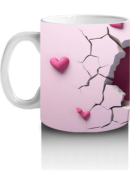 Kalpli Duvar Temalı Sevimli Civciv - Baskılı Kahve Kupası fiyatları