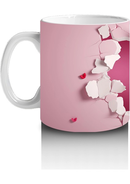 Pembe Çatlakta Bakan Beyaz Chihuahua – Baskılı Kahve Kupası fiyatları