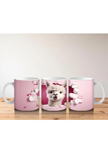 Pembe Çatlakta Bakan Beyaz Chihuahua – Baskılı Kahve Kupası indirimleri