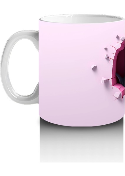 Pembe Kalpler Arasından Bakan Baykuş – Baskılı Kahve Kupası fiyatları