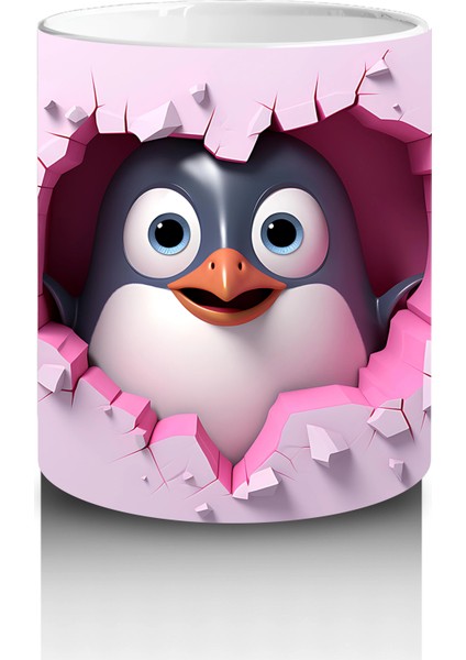 Pembe Kalpler Arasından Bakan Baykuş – Baskılı Kahve Kupası modelleri