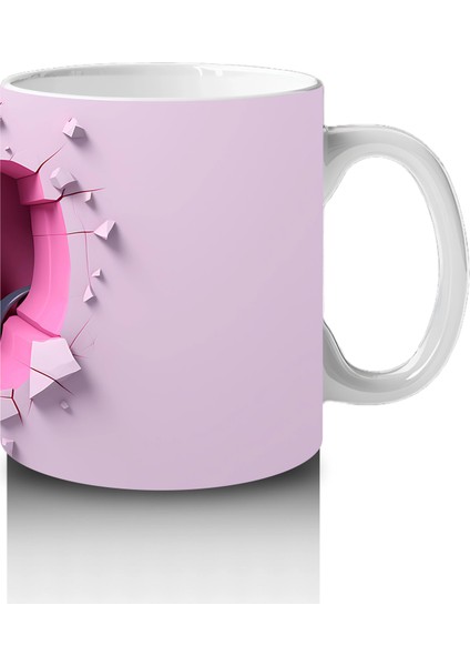 Pembe Kalpler Arasından Bakan Baykuş – Baskılı Kahve Kupası fırsatları