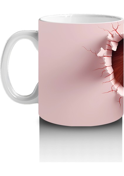 Kırık Duvar Arasından Bizi Izleyen Maymun – Baskılı Kahve Kupası fiyatları