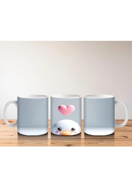 Kalp Balonu Tutan Beyaz Deniz Canlısı – Baskılı Kahve Kupası indirimleri