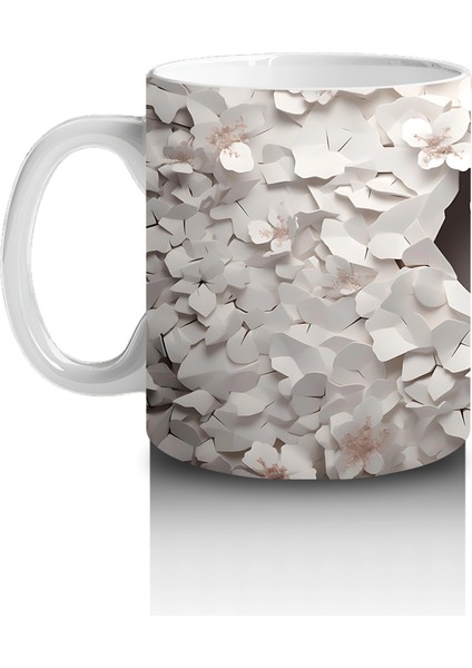 Çatlak Duvardan Bakan Soyut Geyik Figürü – Baskılı Kahve Kupası fiyatları