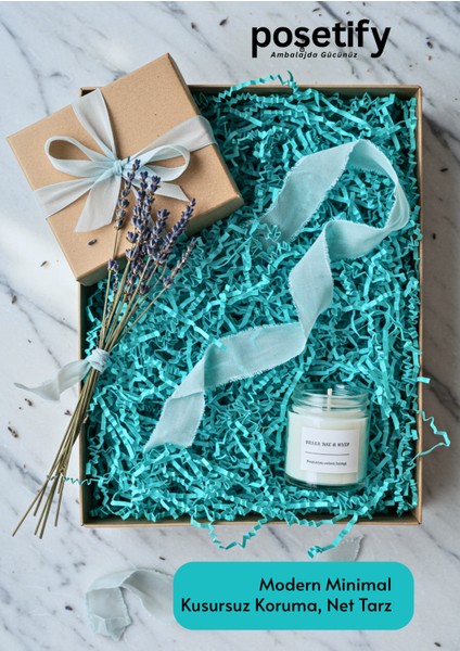 Premium Kırpık Kâğıt Dolgu – 250 gr | Mavi | Estetik Ambalaj | Koruyucu Paketleme Kâğıdı modelleri