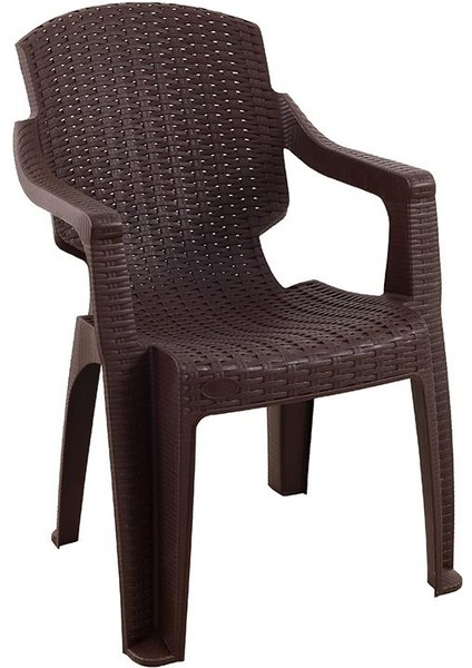 Golf Rattan Koltuk (6 Adet) Kahverengi