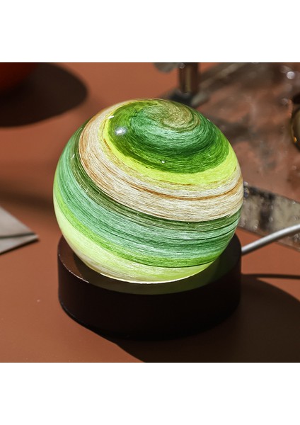 Dream Planet Yaratıcı Küçük Masa Lambası Yatak Odası Başucu Atmosfer Yıldızlı Gökyüzü (Yurt Dışından)