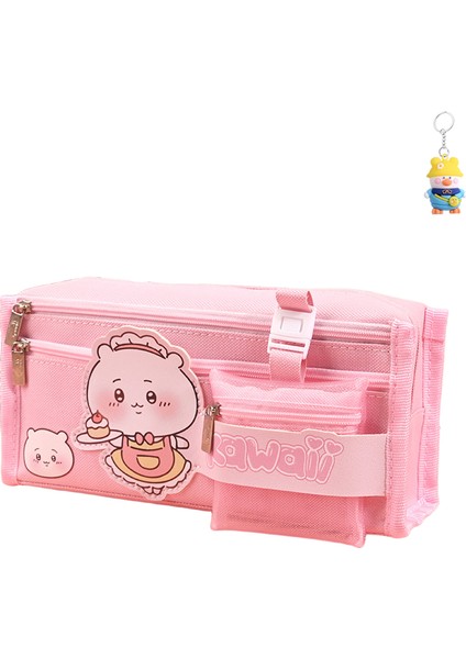 Ortaokul Öğrencileri Için Büyük Kapasiteli Kırtasiye Çantası Kırtasiye Kutusu Ilkokul Öğrencileri Kapibala Kalem (Yurt Dışından)