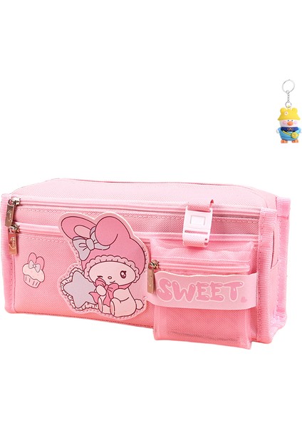 Ortaokul Öğrencileri Için Büyük Kapasiteli Kırtasiye Çantası Kırtasiye Kutusu Ilkokul Öğrencileri Kapibala Kalem (Yurt Dışından)