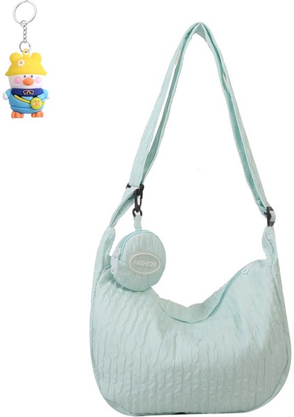 Genç Kız Omuz Çantası Moda Kadın Tuval Basit Crossbody Çanta (Yurt Dışından)