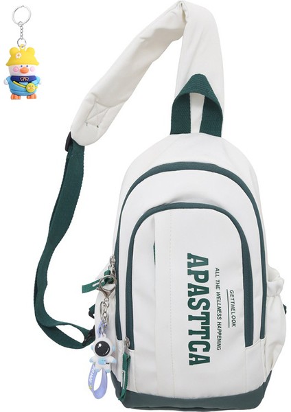 Göğüs Çantası Crossbody Çantası Erkek ve Kadın Çift Göğüs Çantası Büyük Kapasiteli (Yurt Dışından)