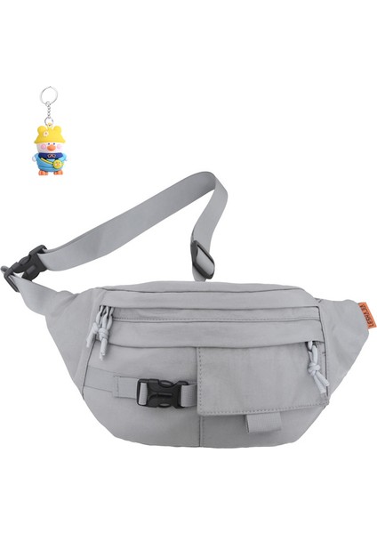 Büyük Kapasiteli Bel Çantası Spor Erkek Çantası Göğüs Çantası Moda Çok Yönlü Crossbody Çantası Gündelik Crossbody (Yurt Dışından)