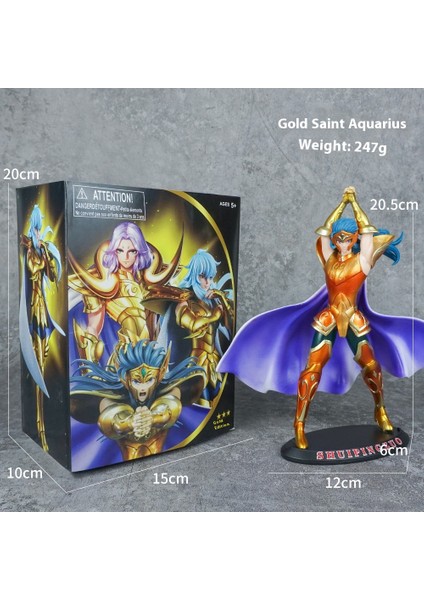 Altın Saint Seiya El Kuklası Anime Model Süsleri (Yurt Dışından)