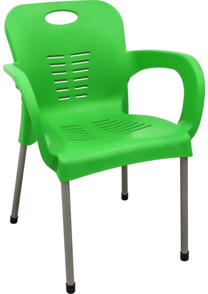 Nil Koltuk (6 Adet) Demir Ayaklı Yeşil