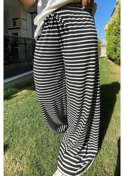Siyah Çizgili Tek Pantolon fiyatları