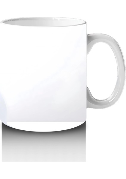 Kalp Balonu Tutan Tatlı Beyaz Balina – Baskılı Kahve Kupası fırsatları