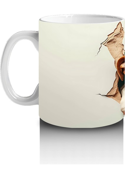 St. Patrick Şapkasıyla Çatlakta Bulldog – Baskılı Kahve Kupası fiyatları