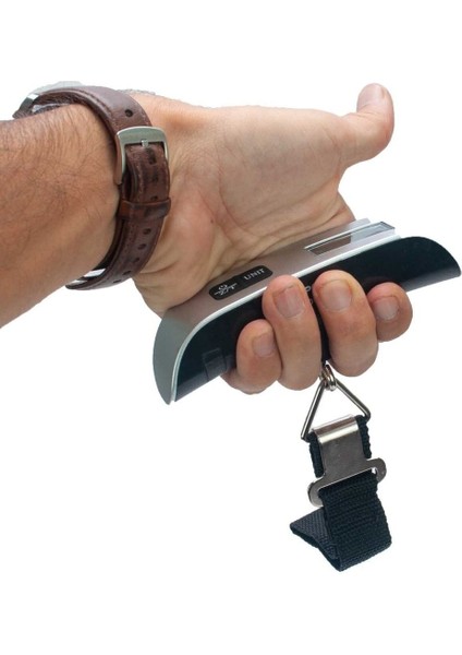 Dijital 50 kg El Kantarı ve Poşet Taşıma Aparatı, Gri Renk modelleri