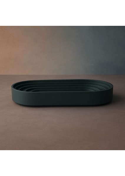 Dalga Desenli Modern Takı Standı, Şık ve Şehirli Tasarım, Siyah Renkli fiyatları