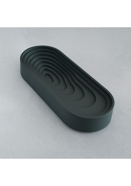 Dalga Desenli Modern Takı Standı, Şık ve Şehirli Tasarım, Siyah Renkli modelleri