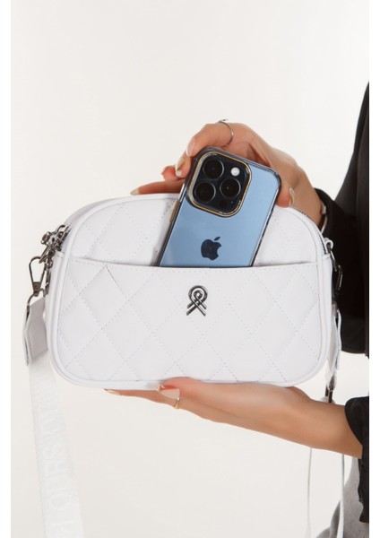 Kadın Çapraz Askılı Omuz Çantası NEW235 - Beyaz modelleri