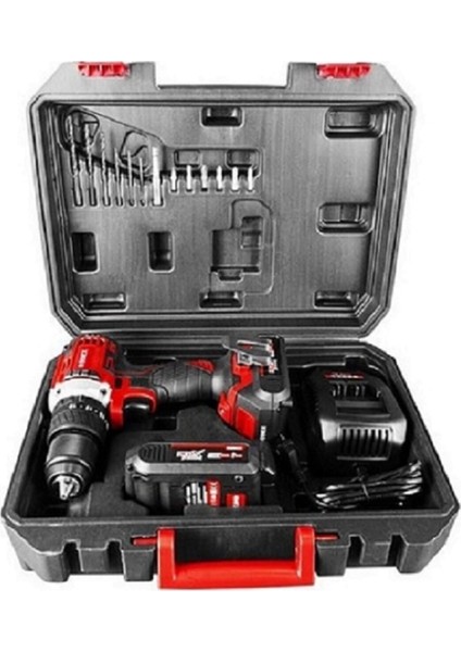 13 Parça Akülü Darbeli Matkap Seti, 50 Nm Tork, 2 Batarya, Adaptör Dâhildir fiyatları