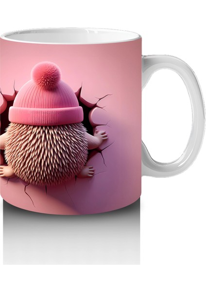 Mutlu Ifade ile Bakan Tatlı Kirpi Kız Maskot – Baskılı Kahve Kupası fırsatları