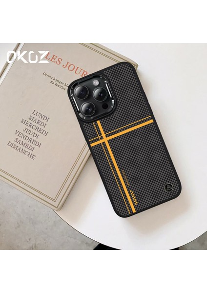 iPhone 16 Pro Max Elit Premium Lucas Karbon Desenli Kılıf - Üst Düzey Koruma fiyatları