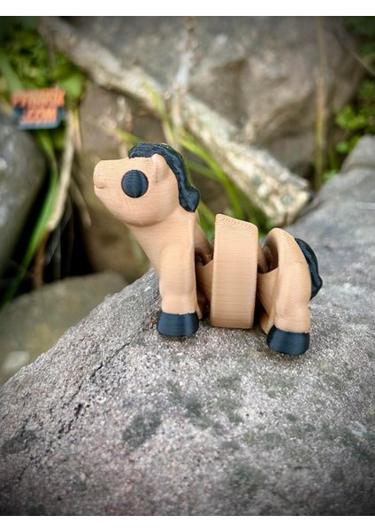 At Oyuncak - Bozkırların Zarif Koşucusu!🐎 🏞️3d Hareketli Organik Model -Orta Boy