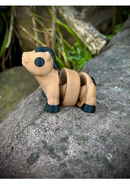 At Oyuncak - Bozkırların Zarif Koşucusu!🐎 🏞️3d Hareketli Organik Model -Orta Boy
