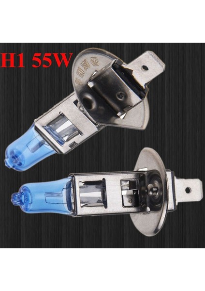 2x H1 6000K Xenon Gaz Halojen Far Beyaz Işık Ampulleri 55W 12V (Yurt Dışından) fiyatları