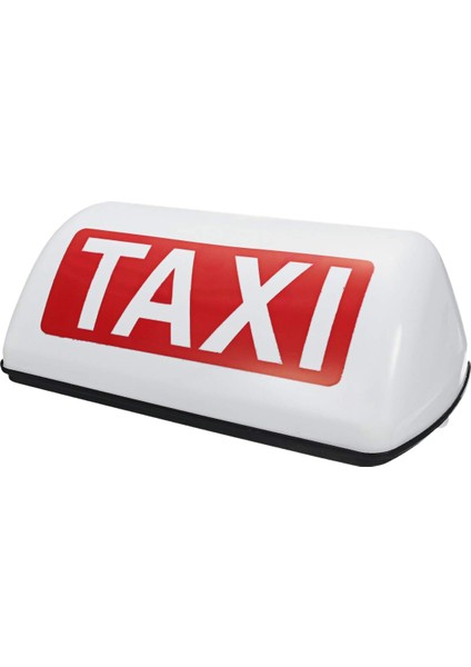 12V Su Geçirmez Üst Tabela Manyetik Metre Kabin Lambası Işığı LED Taxı Sinyal Lambası - Beyaz (Yurt Dışından)