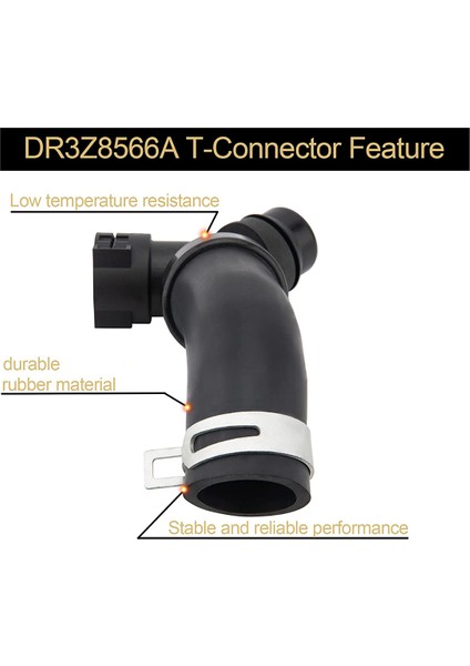 DR3Z-8566-A Radyatör Boru Bağlantıları Boru Bağlantıları Ford Mustang Için Otomobil Parçaları DR3Z8566B DR3Z8566A (Yurt Dışından) modelleri