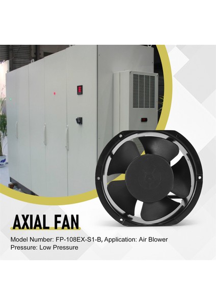 Aksiyal Fan FP-108EX-S1-B 220V 38W Çift Rulmanlı Soğutma Fanı Oval 172X150X51MM (Yurt Dışından) fırsatları