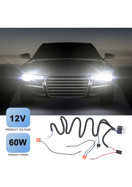 H4 Negatif Anahtarlı LED Far Lambası Ampul Röle Kablo Demeti Fiş Takımı (Yurt Dışından) indirimleri