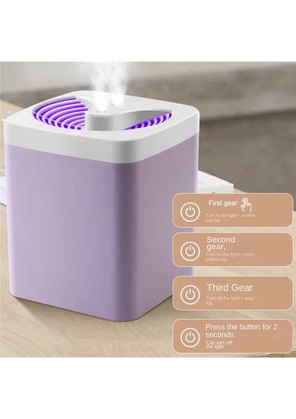 3000 ml Hava Nemlendirici Çift Sprey Portu Uçucu Yağ Aromaterapi Difüzör Ev Lamba Ofis Için Serin Mist Maker Sisleyici (Yurt Dışından) indirimleri