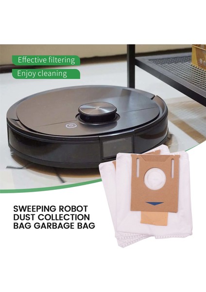 Ecovacs Deebot Ozmo T8 Aıvı T8 Max T8 Serisi T9 Serisi N8 Pro Artı N8 Pro Robot Vakum Parçası Için 10 Paket Vakum Toz Torbaları (Yurt Dışından) indirimleri