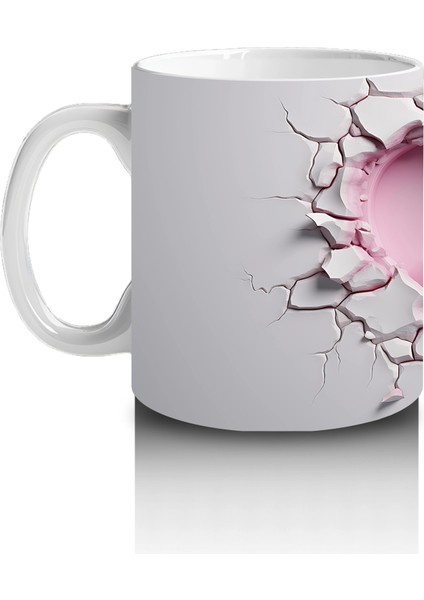 Çatlak Duvar Üzerinde Zarif Kelebekler – Baskılı Kahve Kupası fiyatları