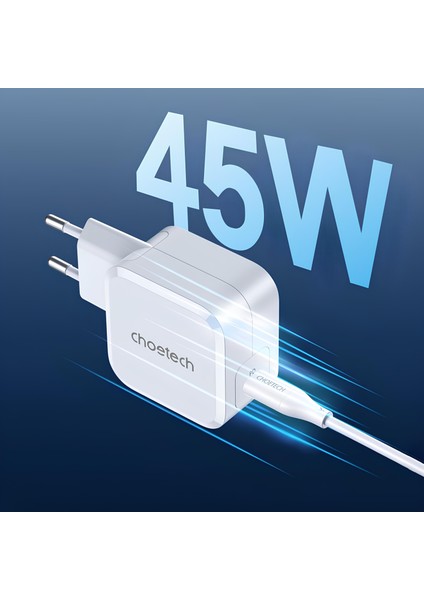 Gan USB Tip-C: 45W, Pd, Qc, Pps Şarj Cihazı (PD8007) fiyatları