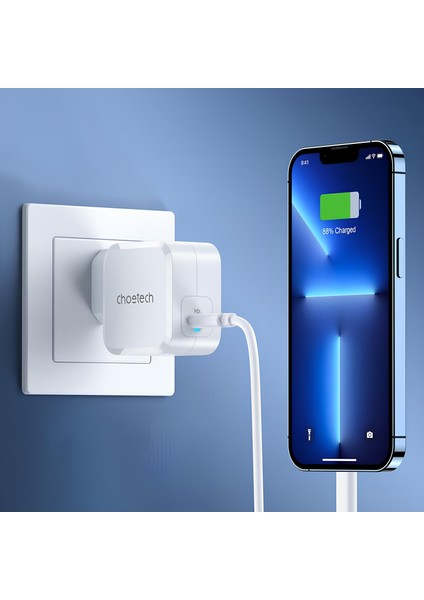 Gan USB Tip-C: 45W, Pd, Qc, Pps Şarj Cihazı (PD8007) modelleri