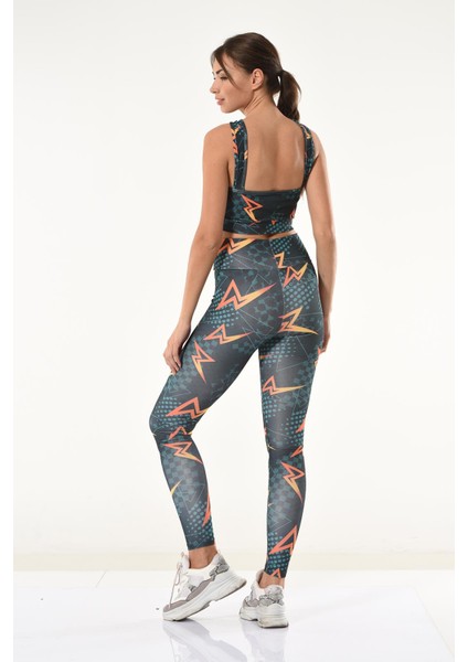 Derya Kurşun Baskılı Büstiyer Tayt Takım 531 fiyatları