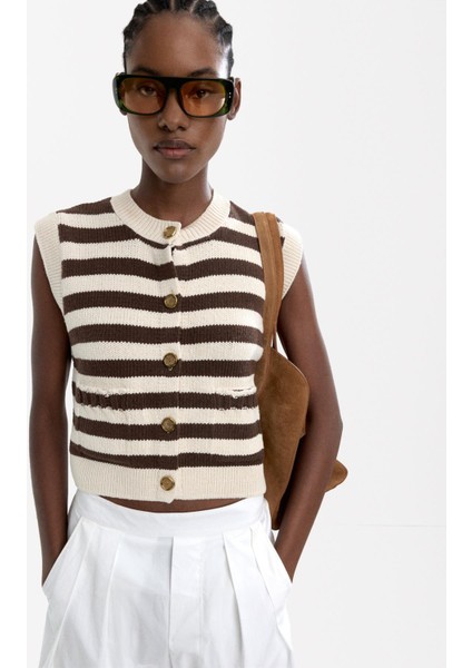 Pamuk Karışımlı Veneza Yelek