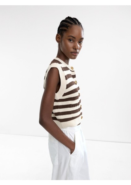 Pamuk Karışımlı Veneza Yelek modelleri