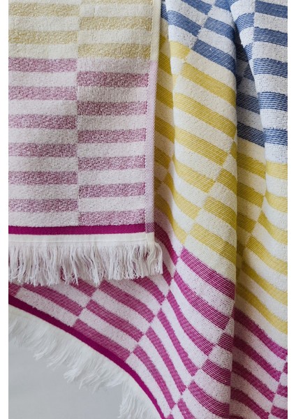 %100 Pamuk Saçaklı Çok Renkli Peştemal ve Peşkir Takımı-Plaj Havlusu-Şezlong Örtüsü modelleri